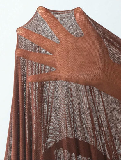Maillot de bain Robe texturée (Brown)