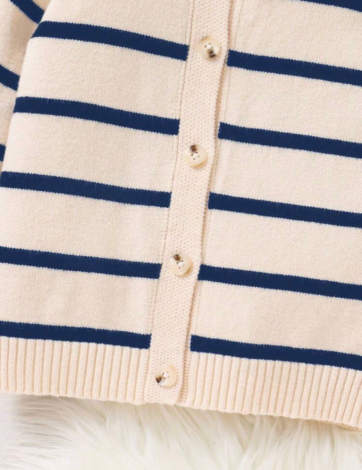 Cardigan rayé Jeune garçon