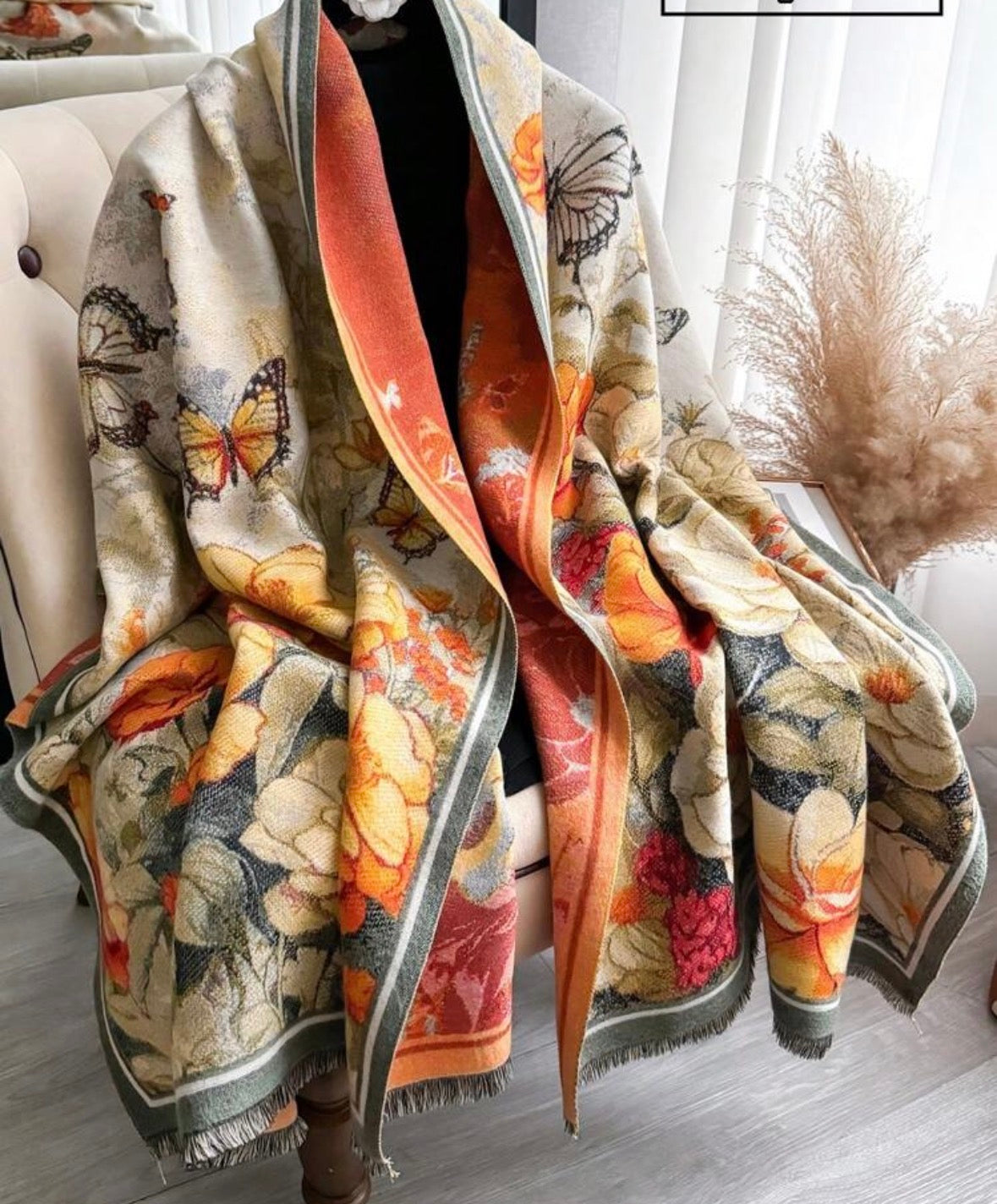 Nouveau châle - Papillon