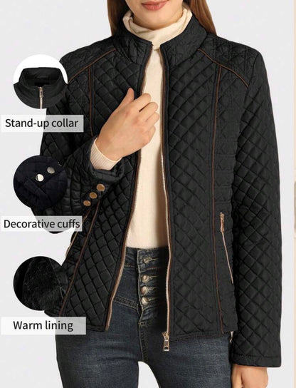 Manteau léger en duvet avec poches
