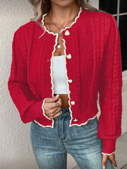 Franclin Cardigan décontracté red