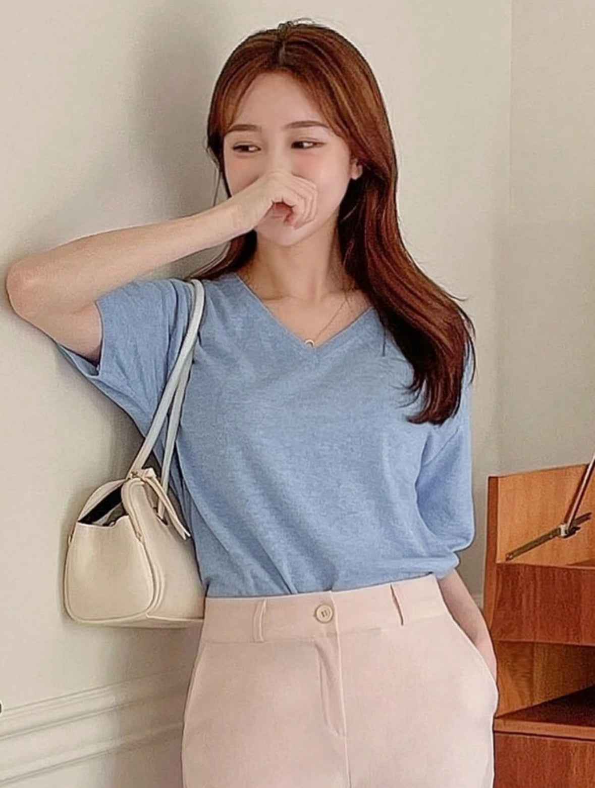 Top en tricot léger V