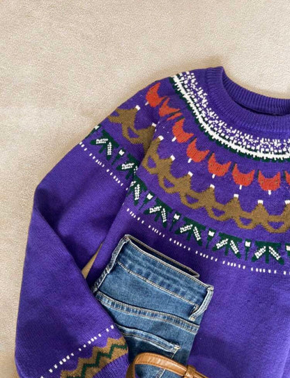 Pull ample - Violet