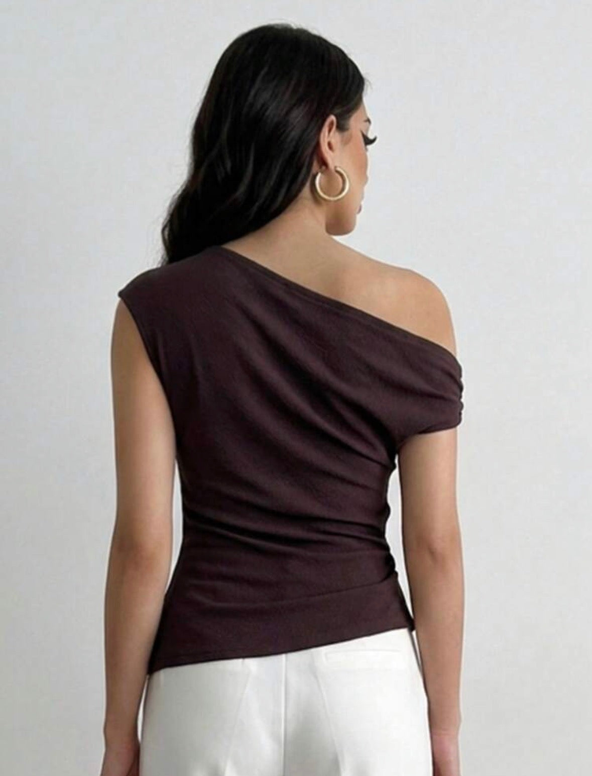 Blouse élégante (Brown)