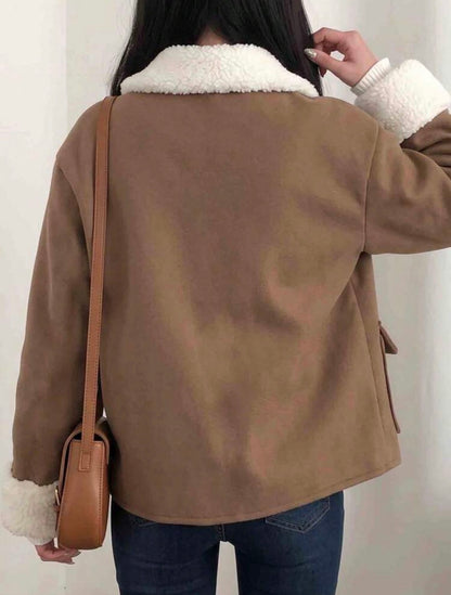 Veste courte en mélange de laine