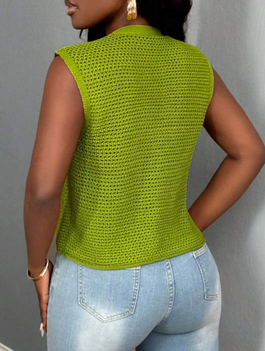 Gilet green metal