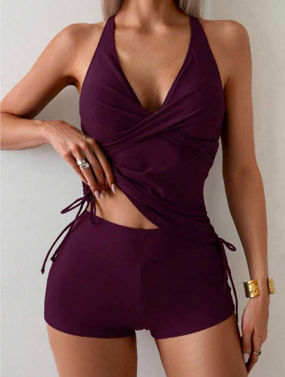 Ensemble de maillot de bain (Burgundy)
