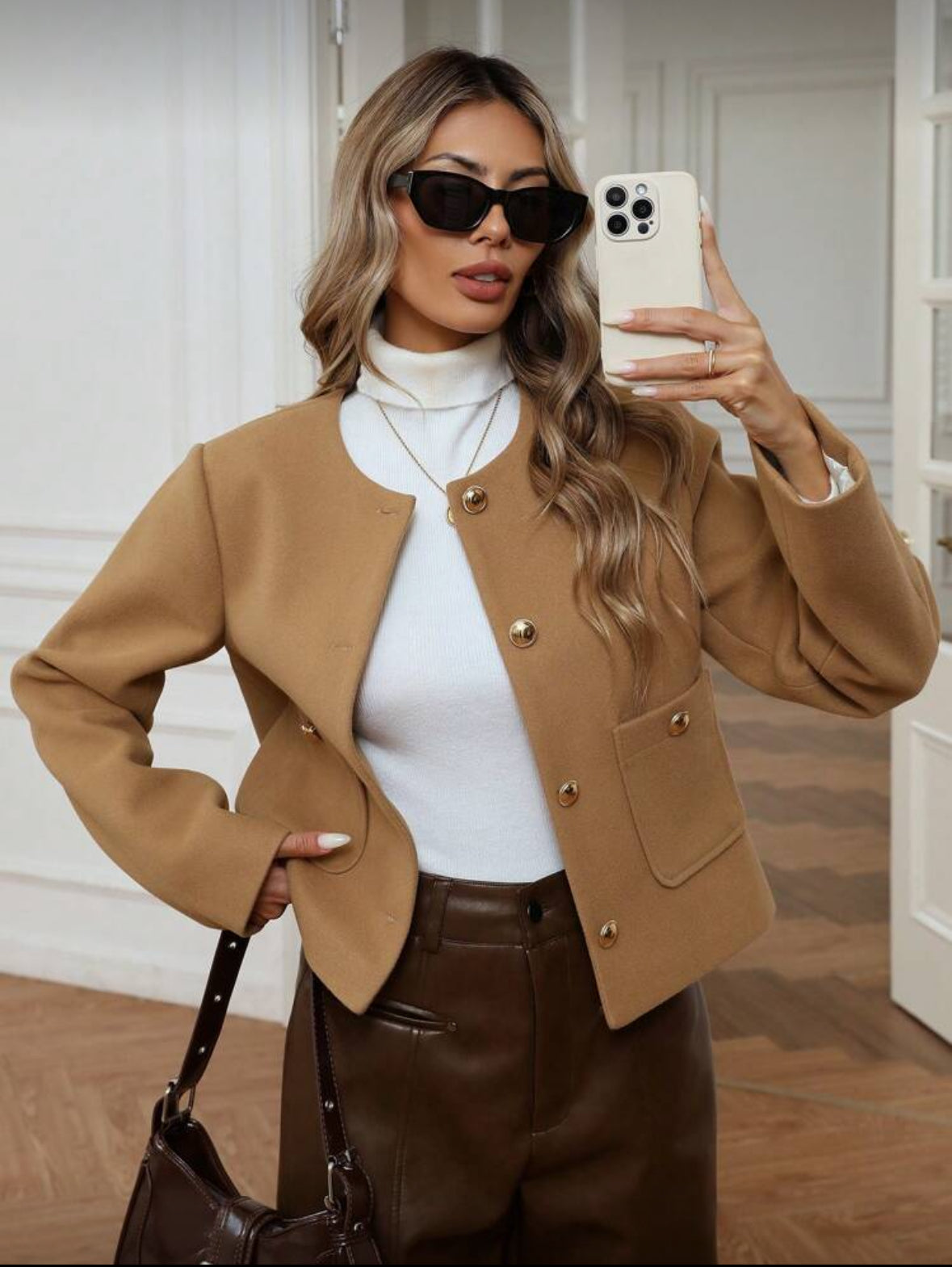 Veste courte minimaliste