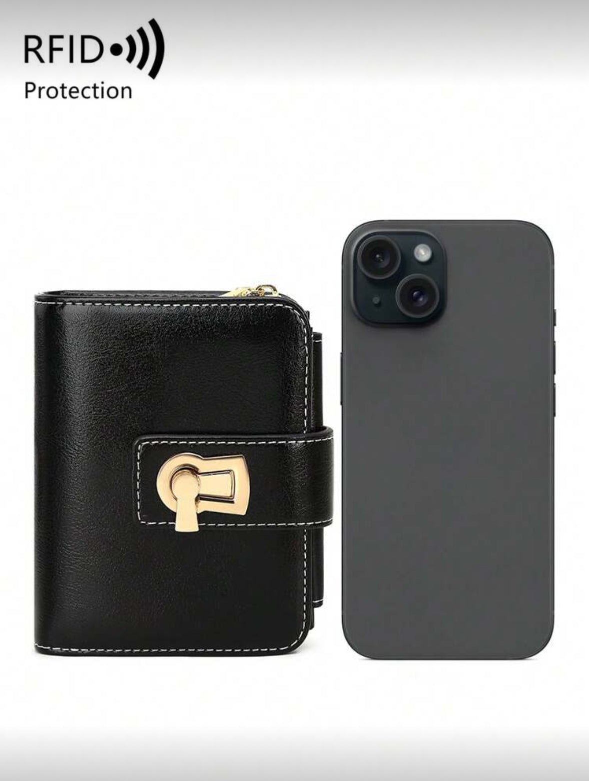 Portefeuille vintage/blocage RFID