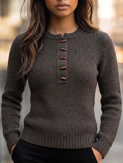 Pull automn - Boutons en corne