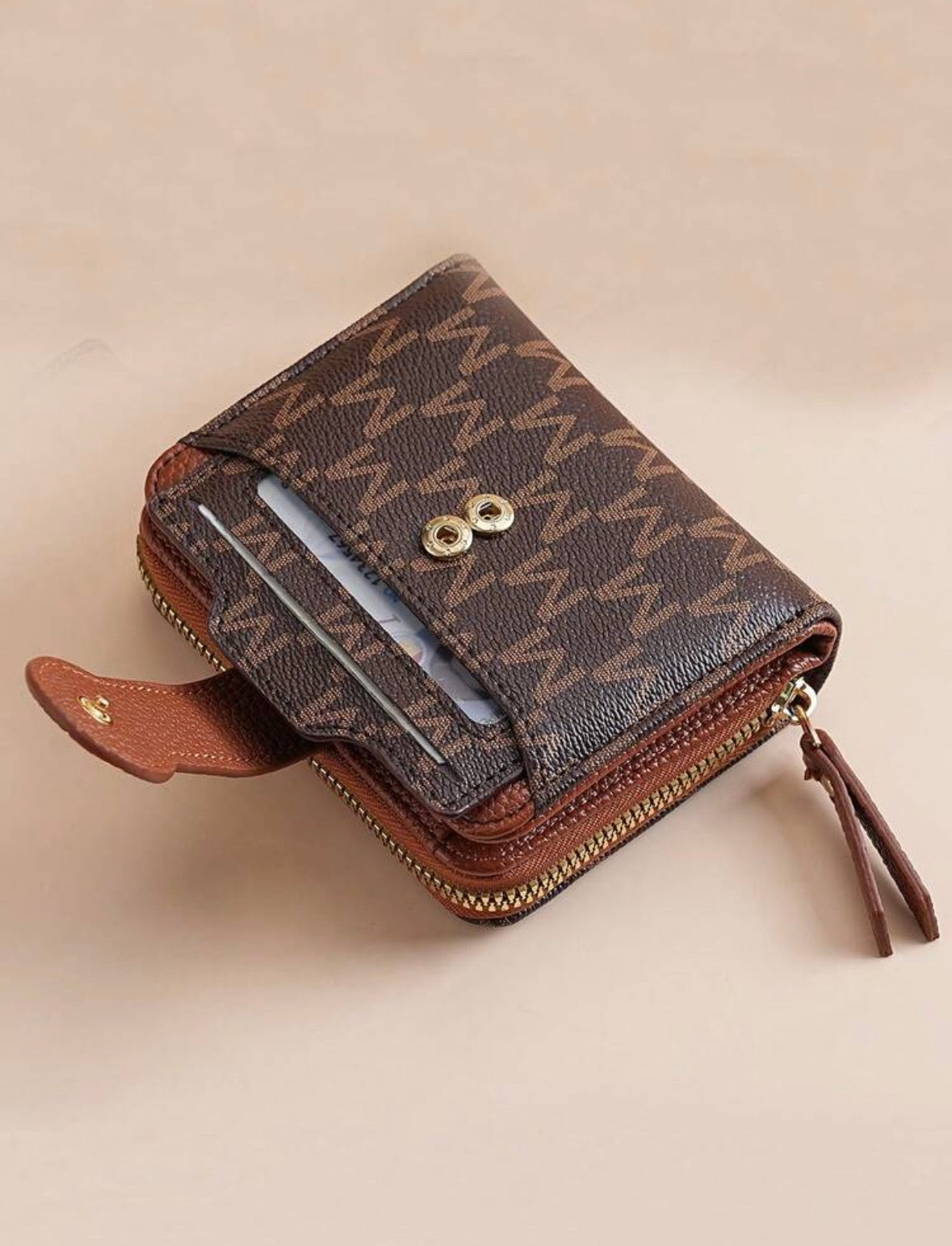 Portefeuille compacte - Brown