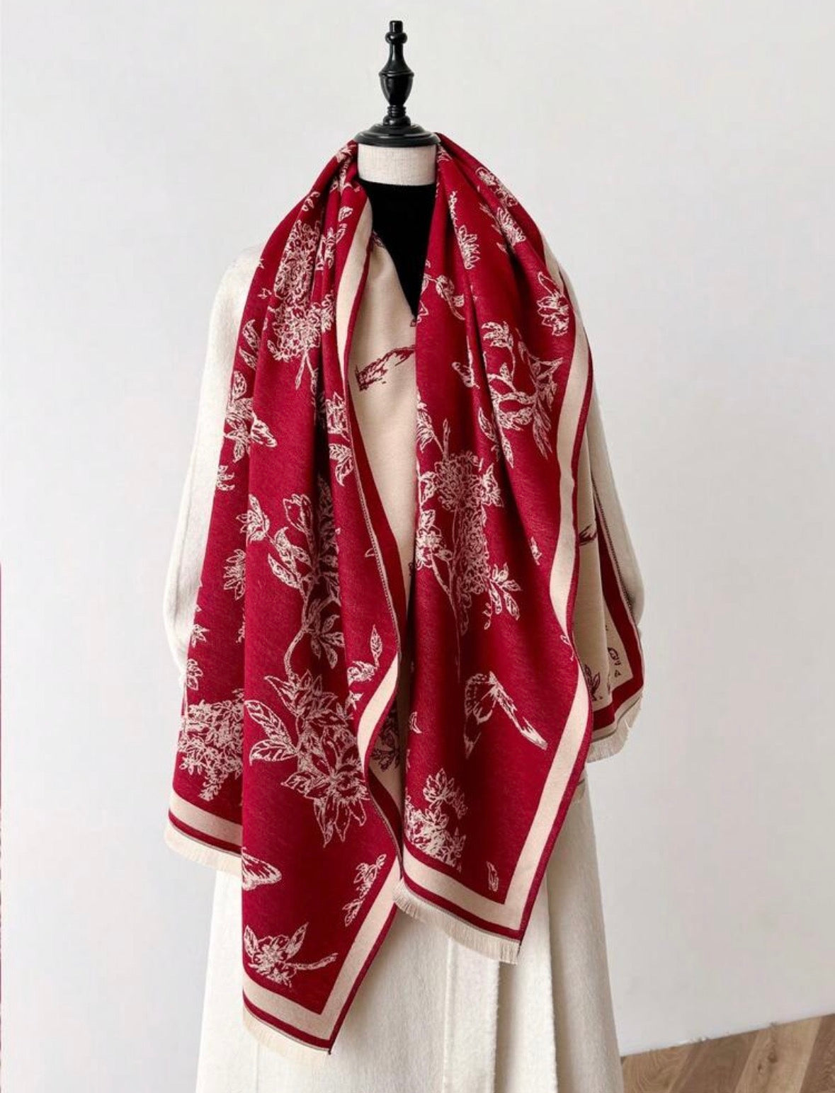 Châle vivaldi (red)