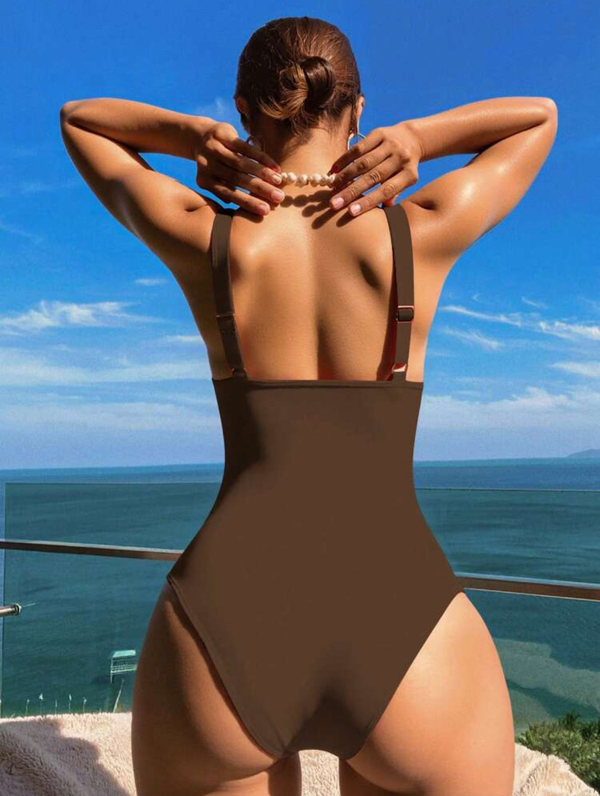 Criss-cross front (Chocolate)