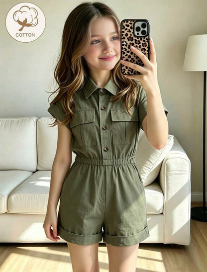 Combinaison vert militaire