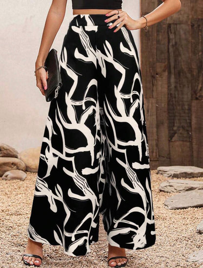 Pantalon large - Taille haute