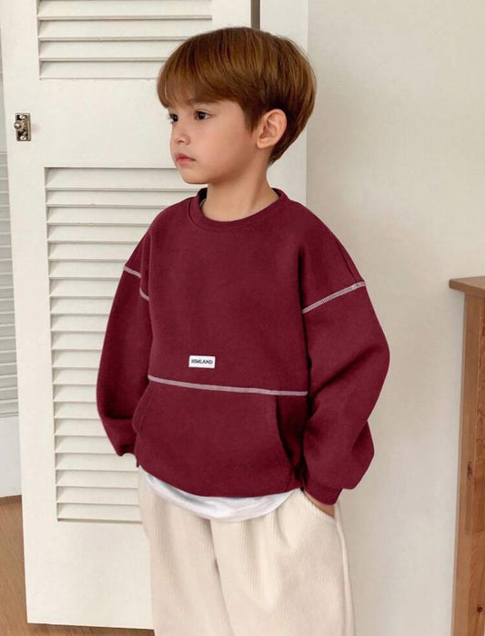 Sweat-shirt - Rouge foncé