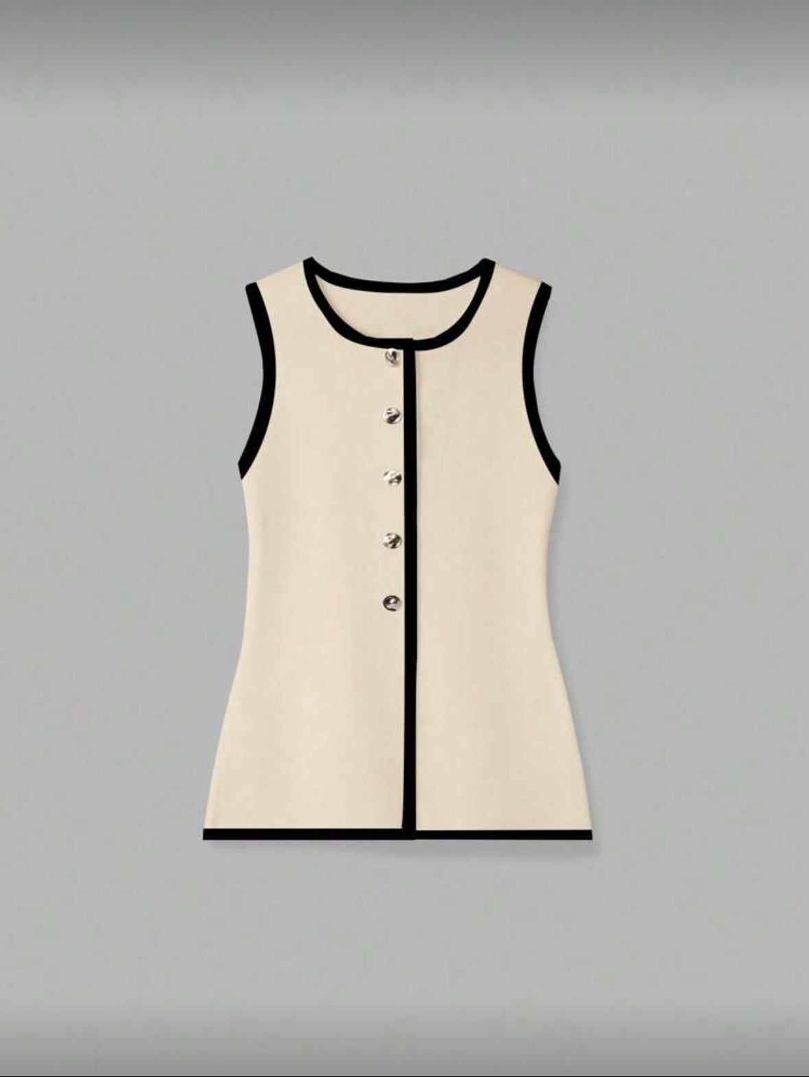 Top tricoté style simple