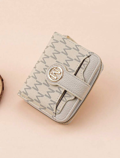 Portefeuille compacte - Beige