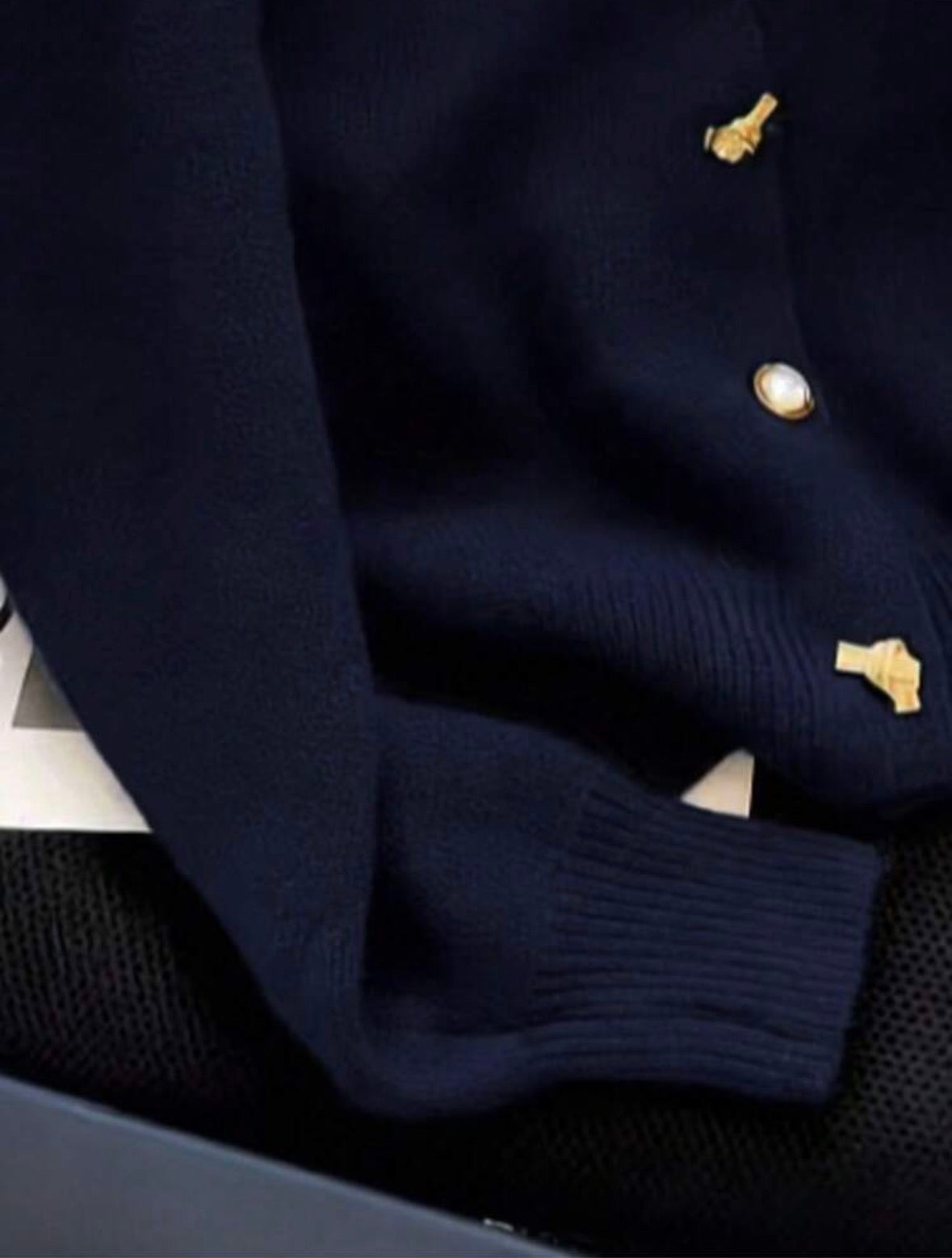 Cardigan - Dark blu