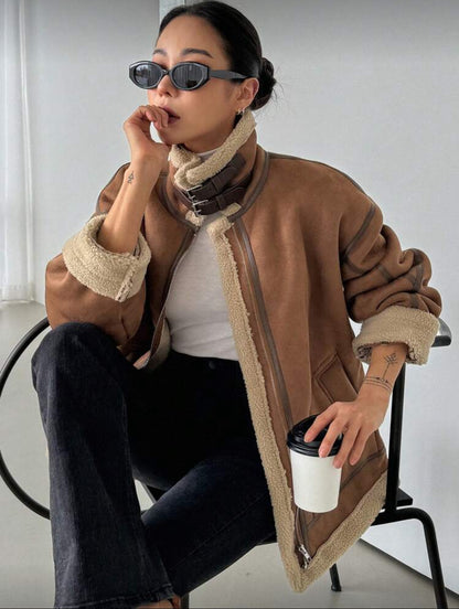 Veste à doublure thermique épaisse