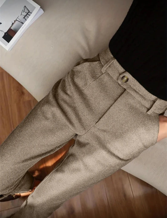 Pantalon à jambe droite