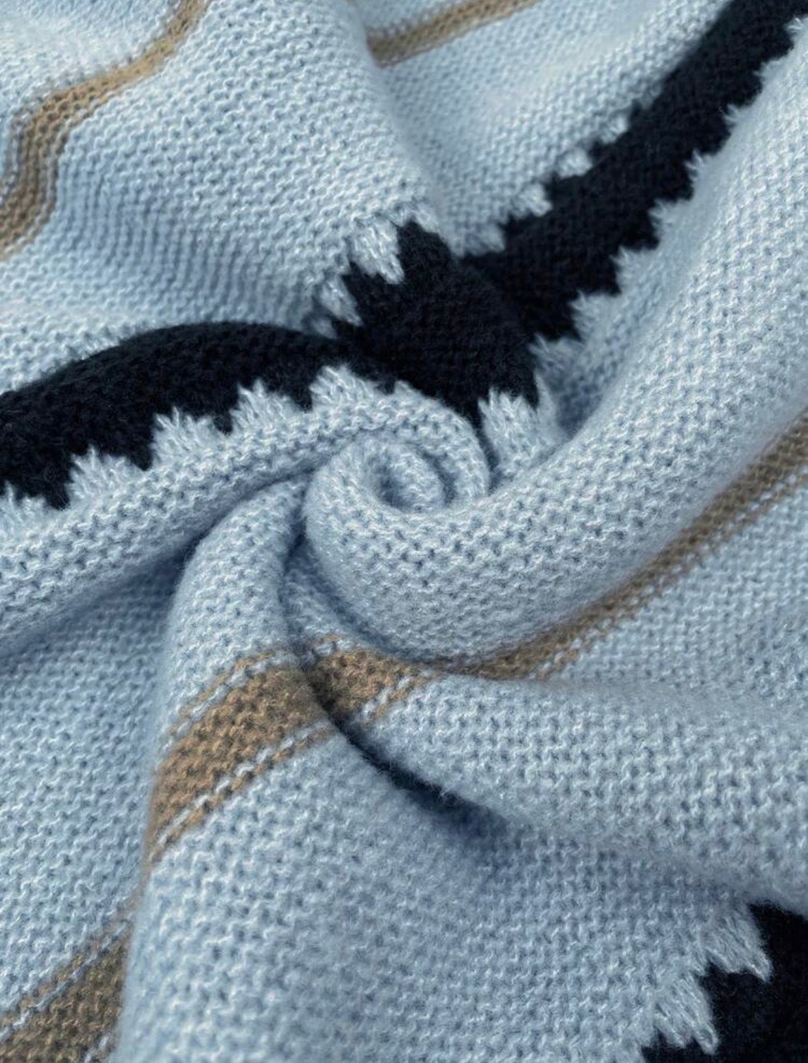 Pull ample - Manches longue Bleu-ciel