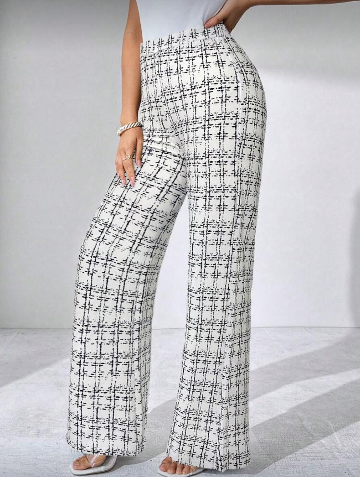 Pantalon tricoté élastique