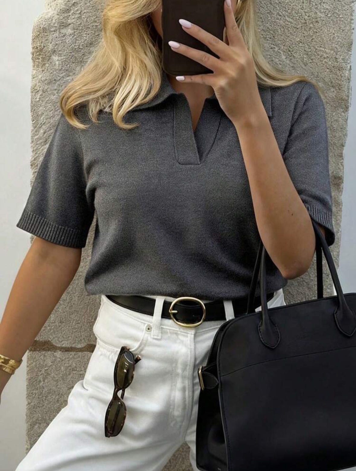 Pull col roulé