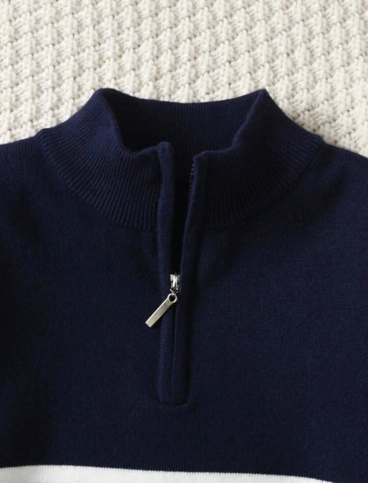 Pull classique - Col zippé