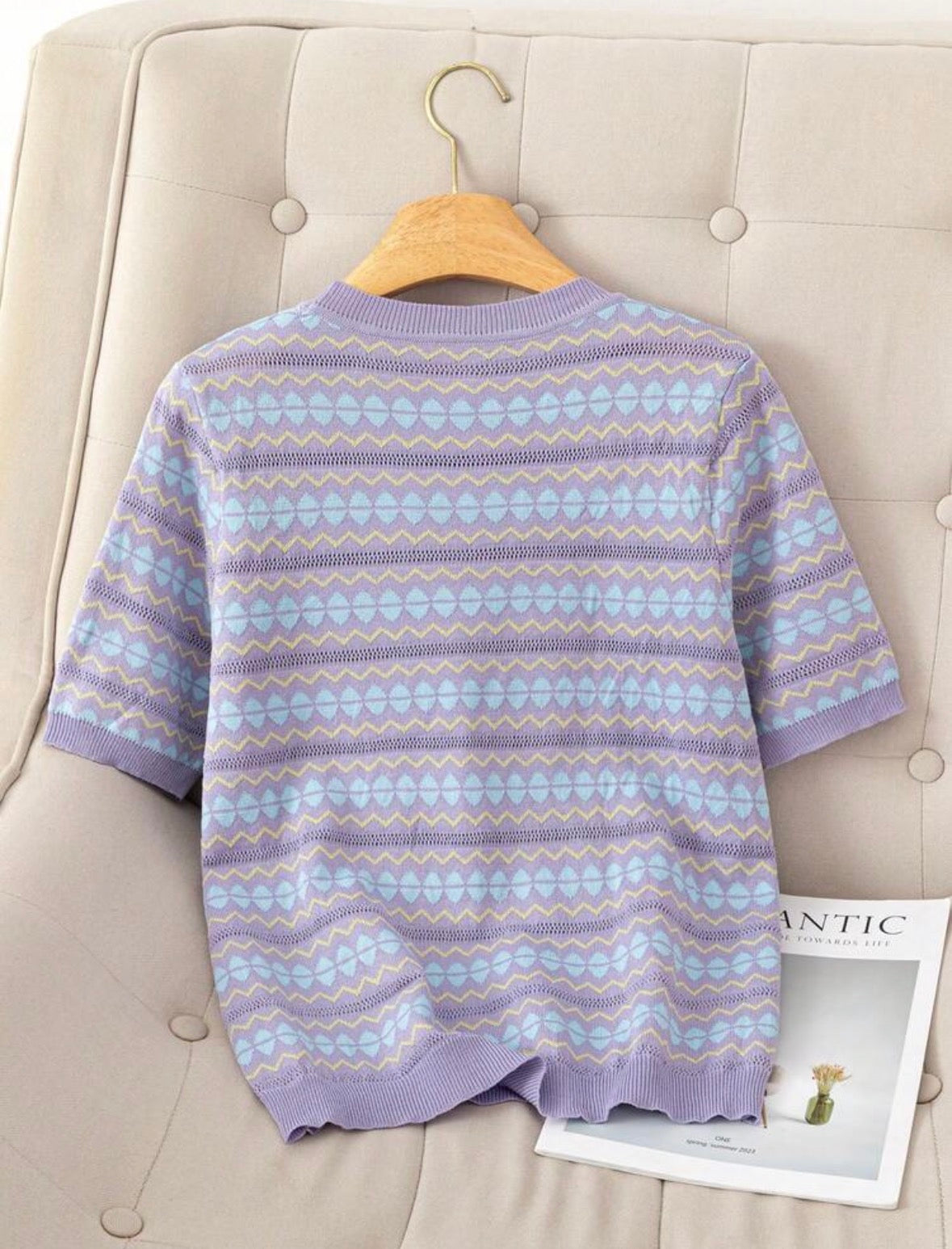 Pull en tricot — jacquard