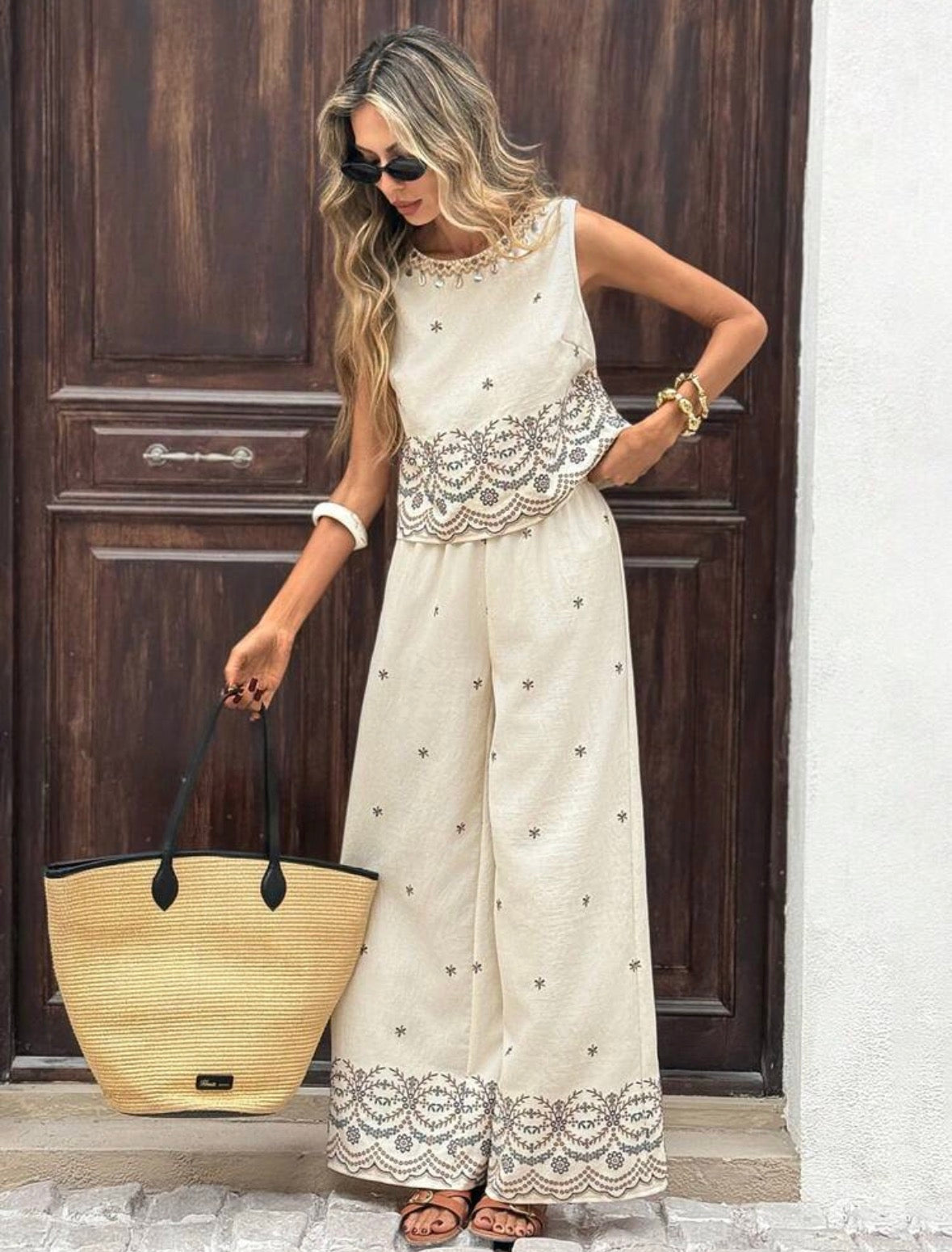 Ensemble 2 pièces Beige