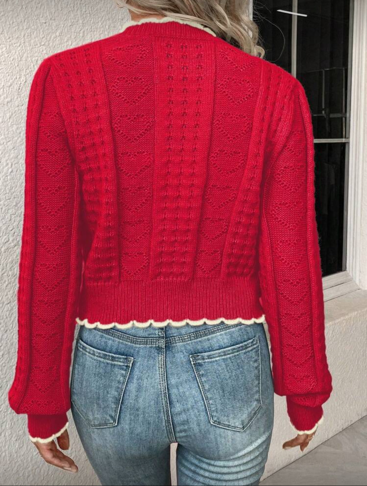 Franclin Cardigan décontracté red