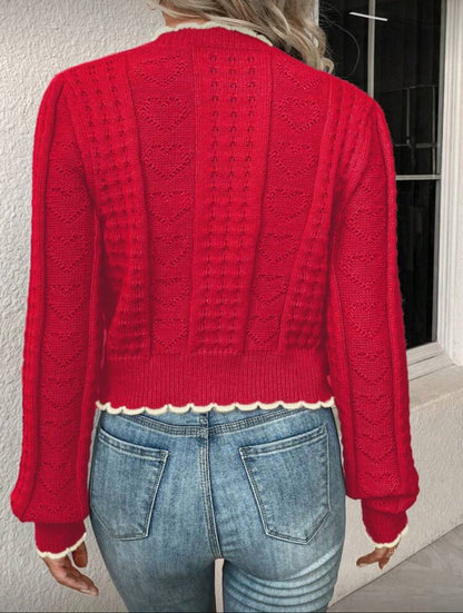 Franclin Cardigan décontracté red