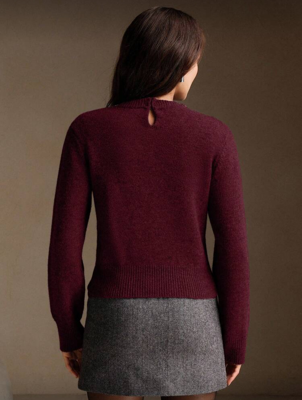 Pull en laine mélangée