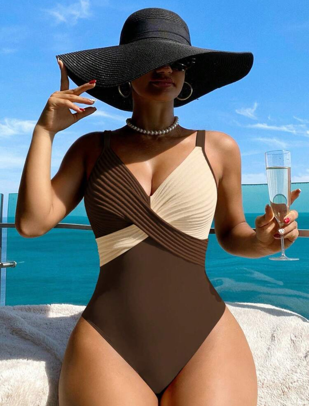 Criss-cross front (Chocolate)