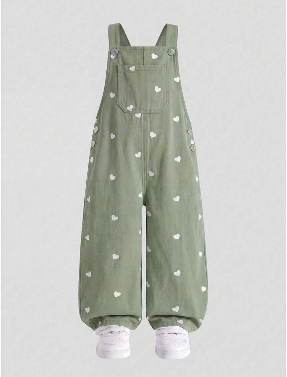 Salopette vert clair