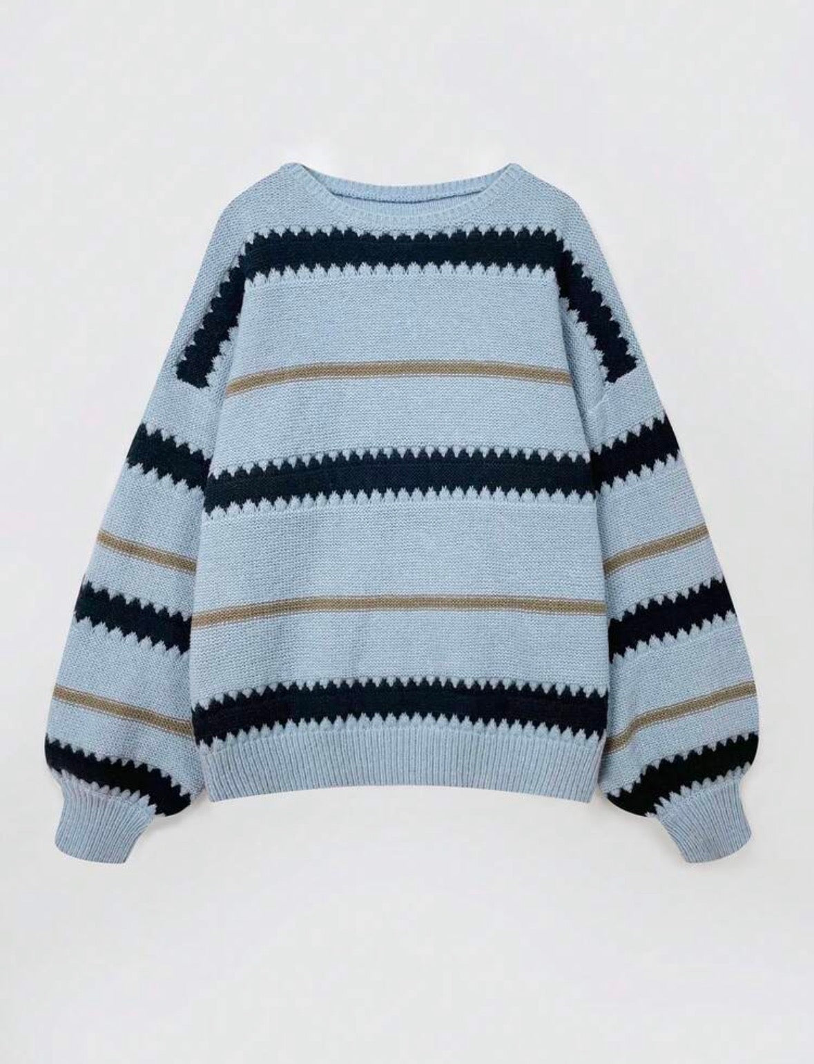 Pull ample - Manches longue Bleu-ciel