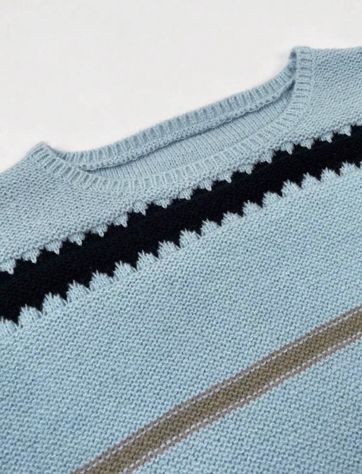 Pull ample - Manches longue Bleu-ciel