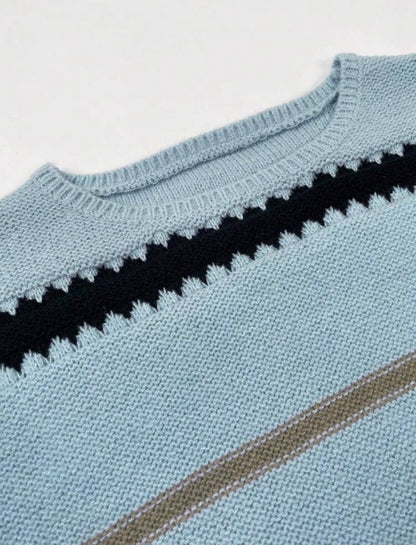 Pull ample - Manches longue Bleu-ciel