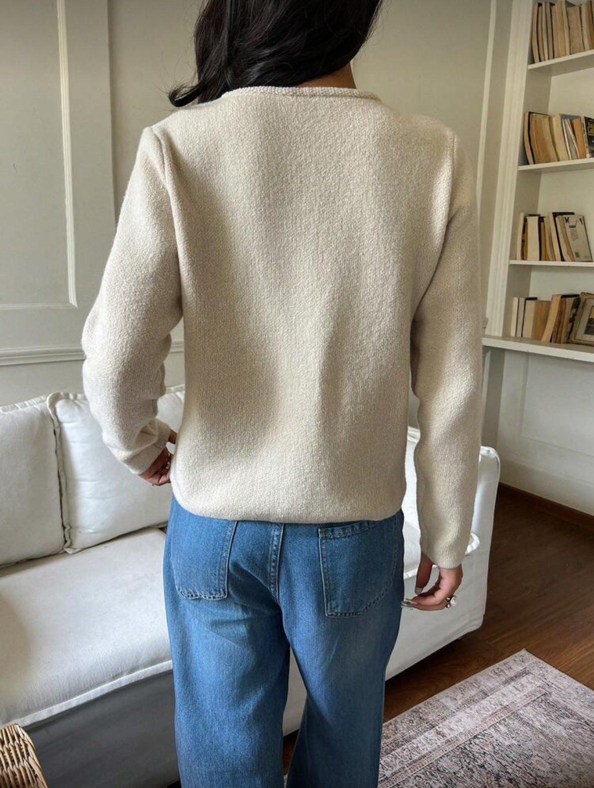 Cardigan tricoté simple