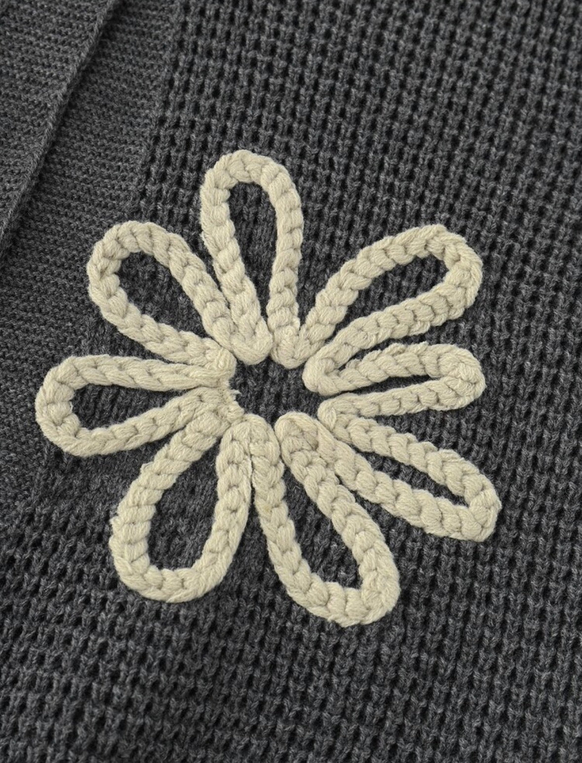 Cardigan - floral 3D
