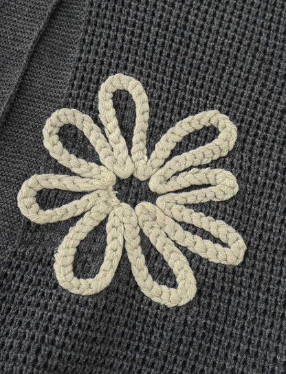 Cardigan - floral 3D