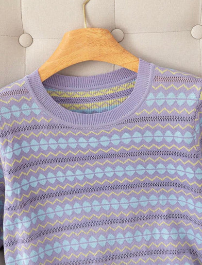 Pull en tricot — jacquard