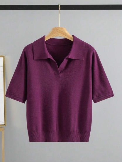 Pull col roulé