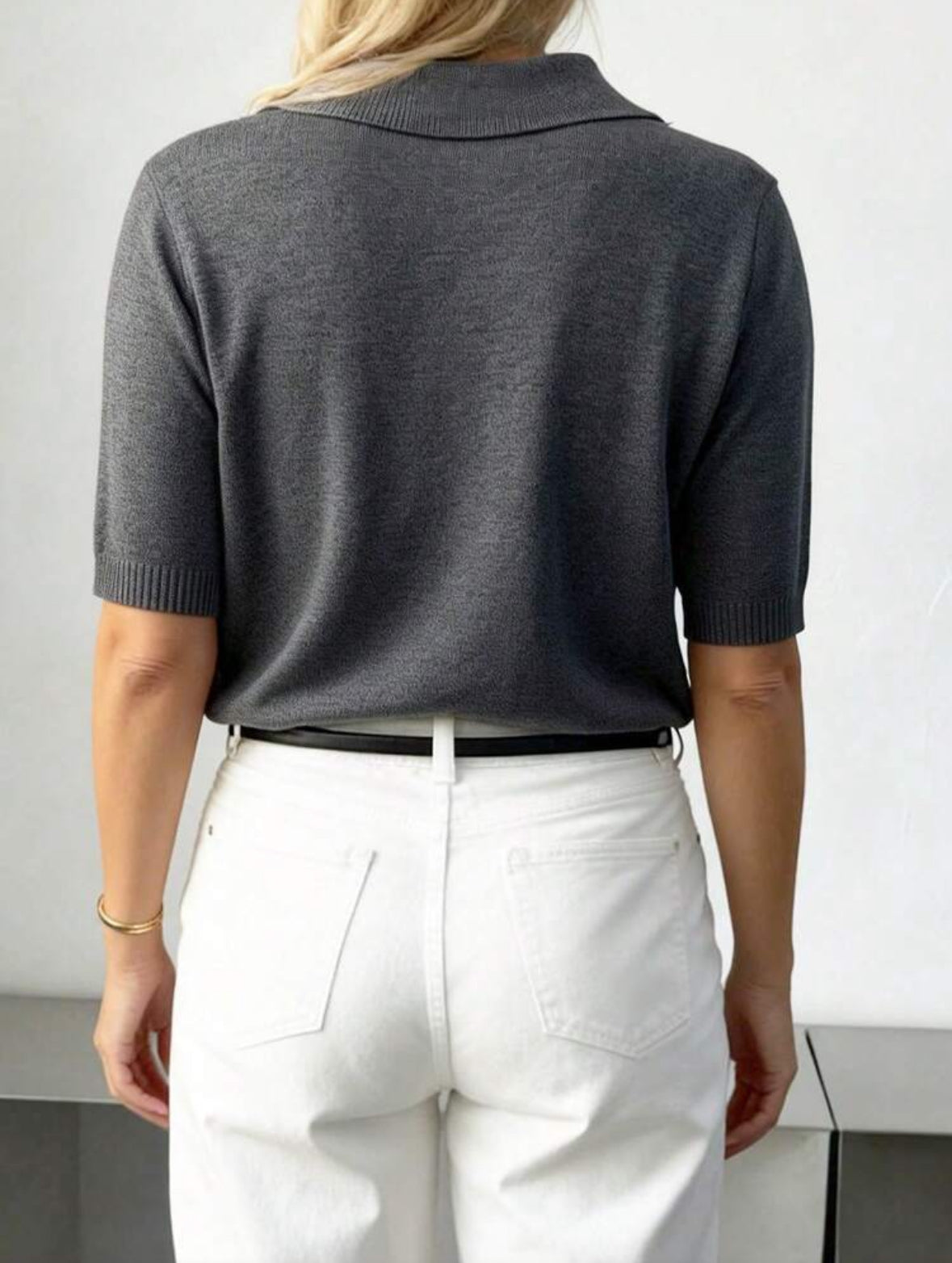 Pull col roulé