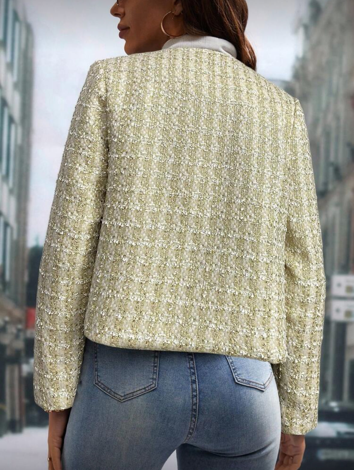 Veste courte à col rond (Vesrt)