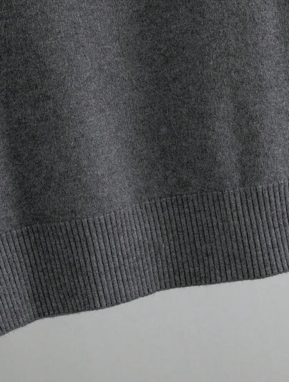Pull col roulé