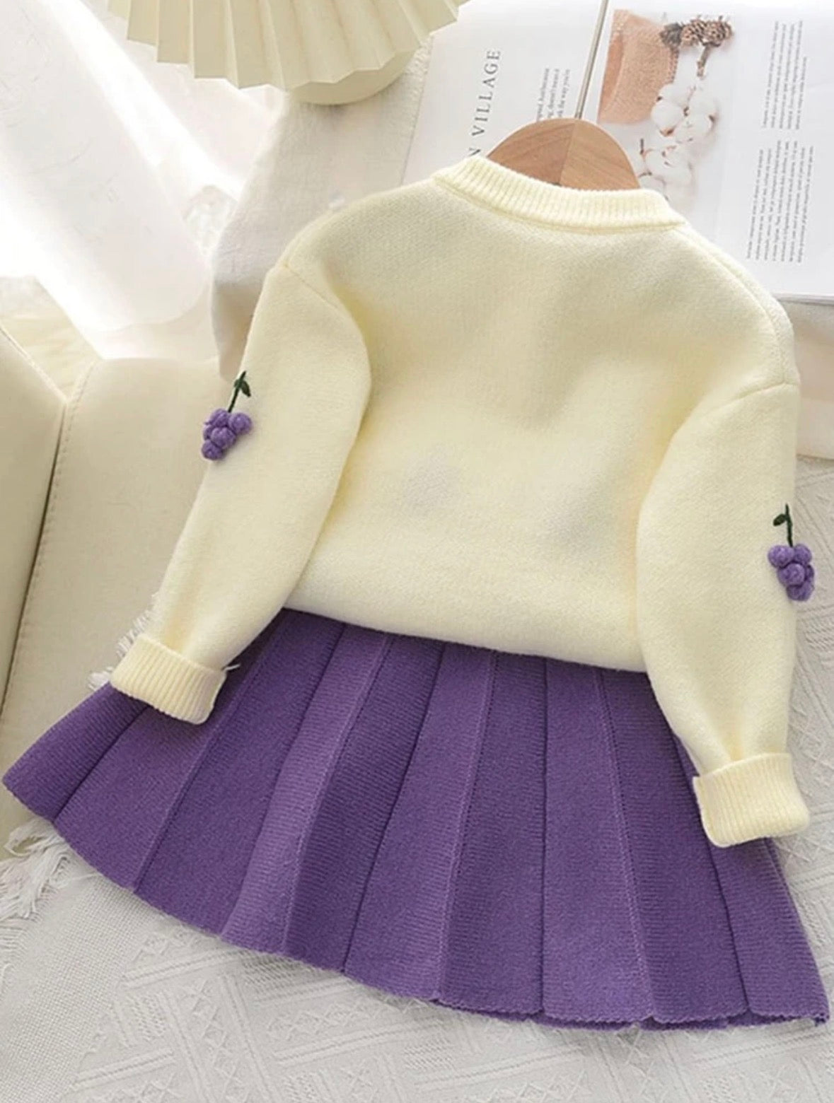 Pull À Manches Longue Et Jupe