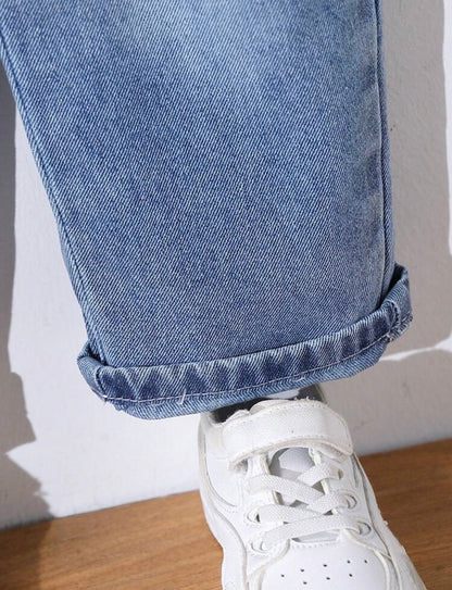 Pantalon salopette en jean