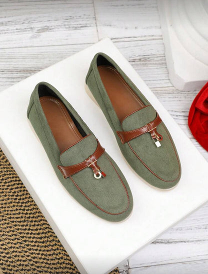 Loafer vert olive